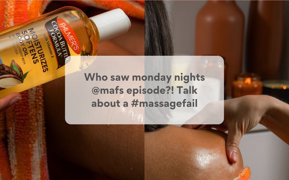 How Not to Give a Sensual Massage – Billy’s MAFS Oil Spill Moment